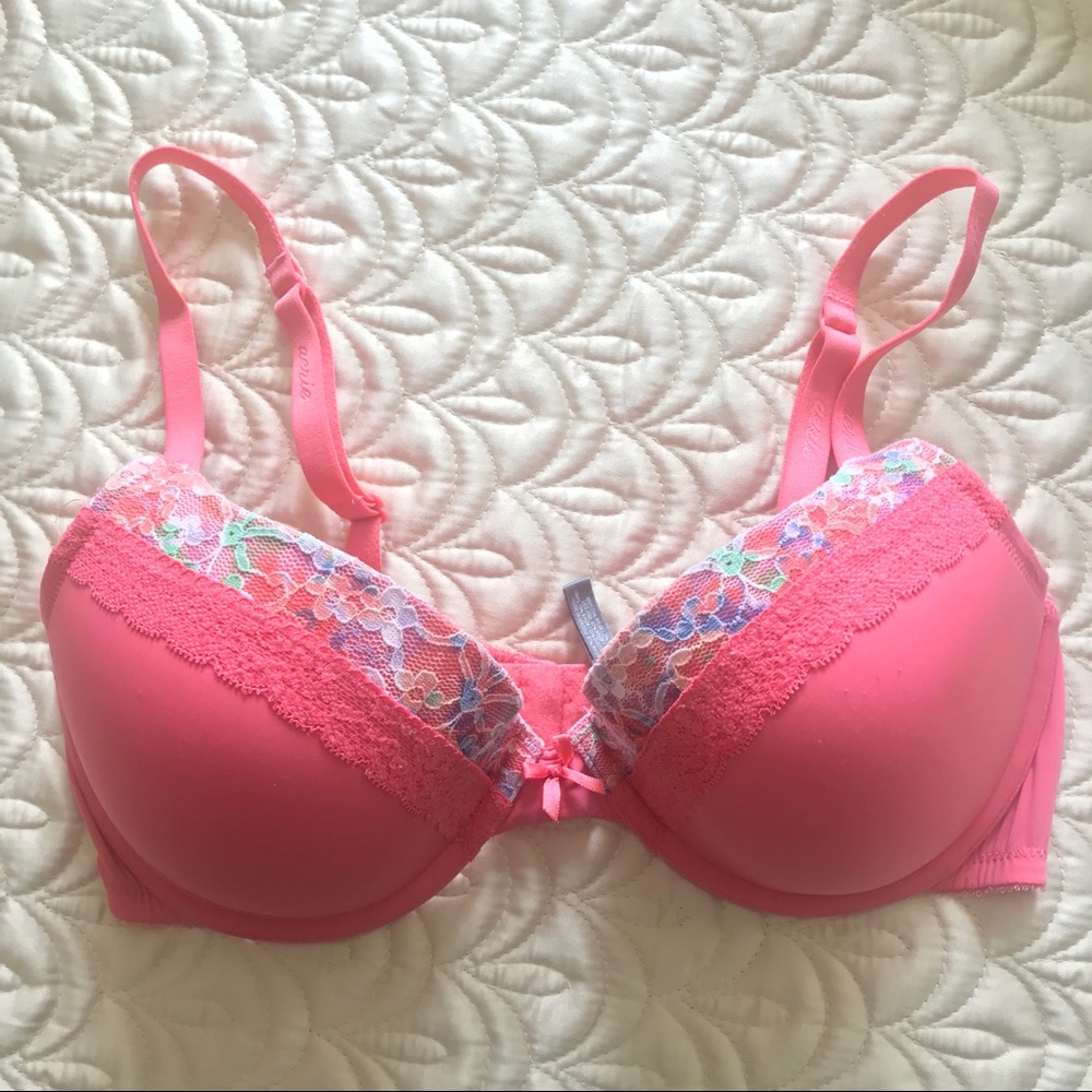 Floral Lace-Trim Bra from Aerie